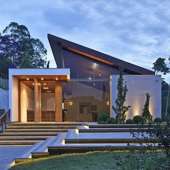 Residencial de Alto Padrão - Fachada de vidro